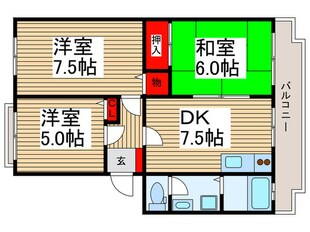 アメニティーふじみ野の物件間取画像